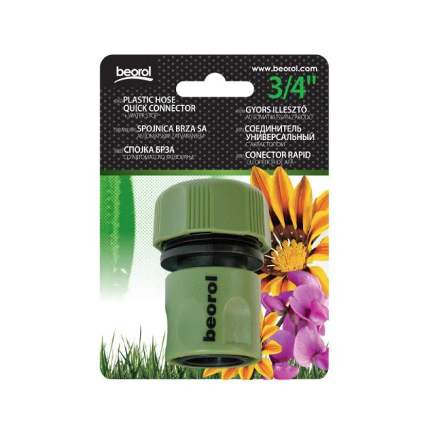 Beorol Plastic Hose Quick Connector 3/4