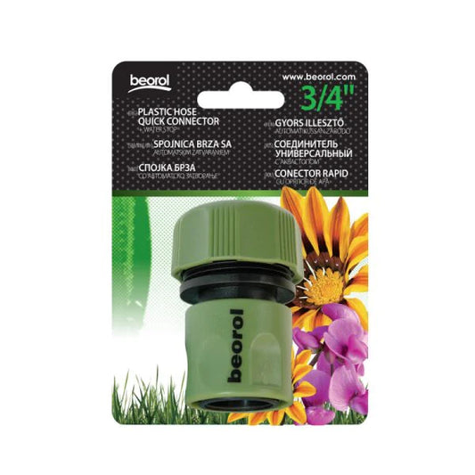 Beorol Plastic Hose Quick Connector 3/4